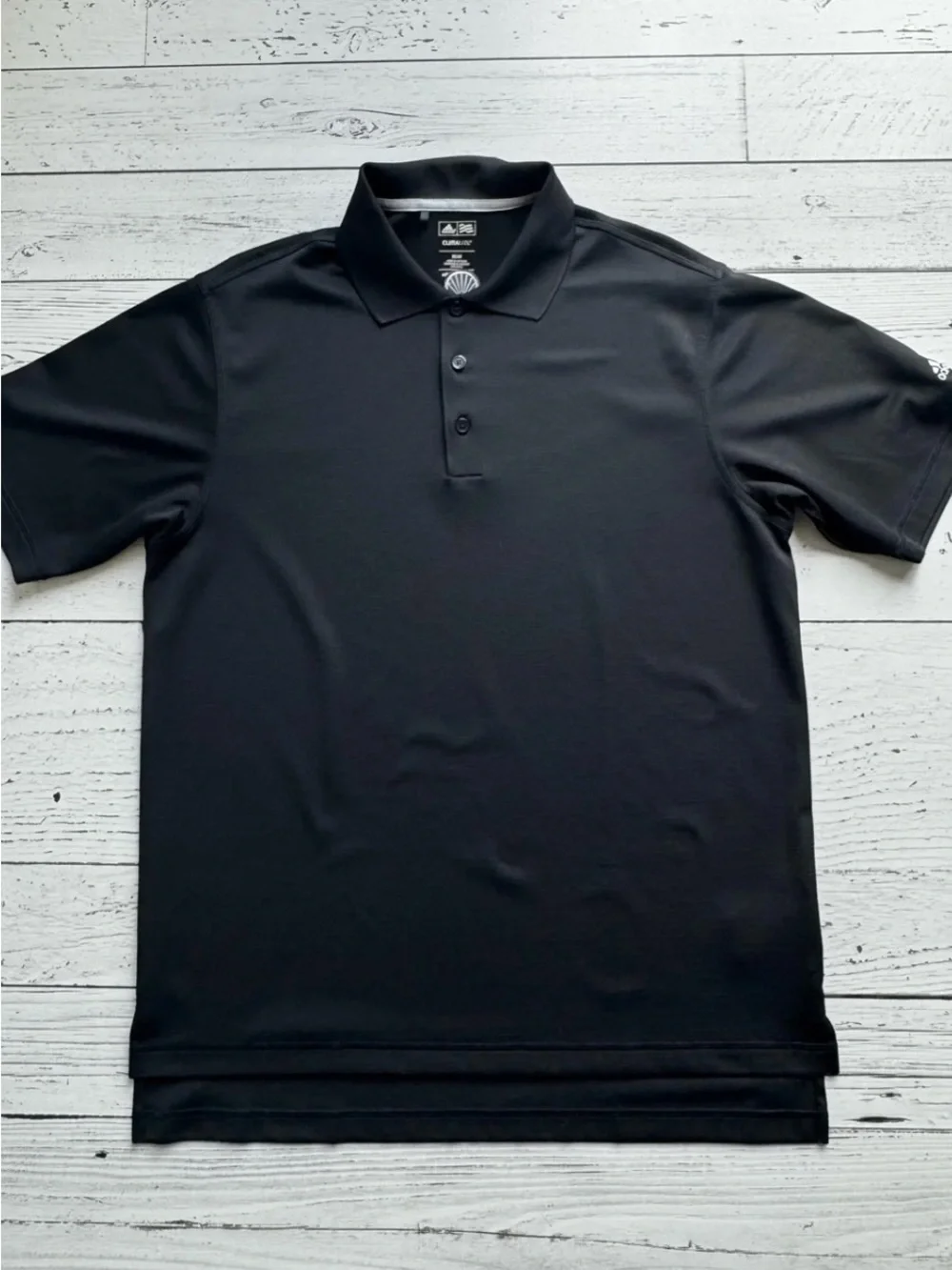 Adidas Men's Black Performance Golf Polo